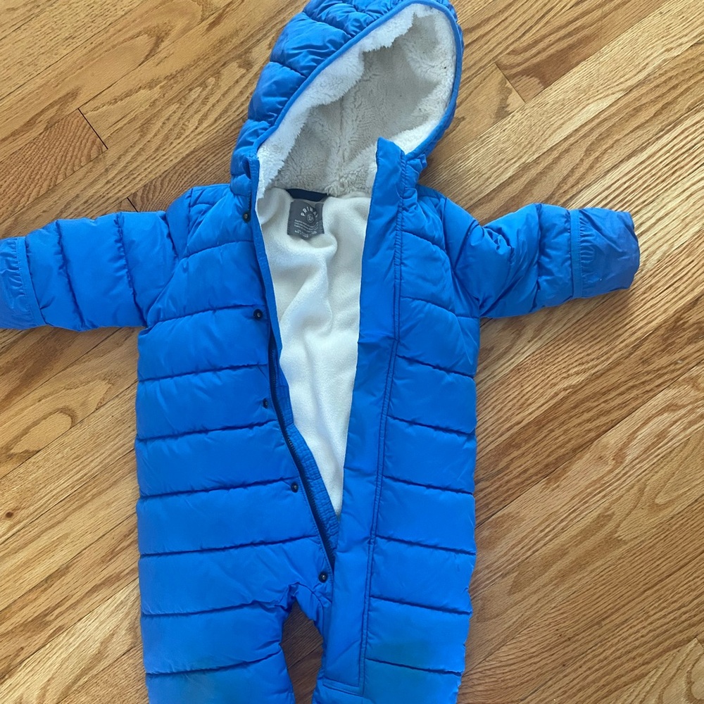 Primary Blue Kids Puffer Jacket